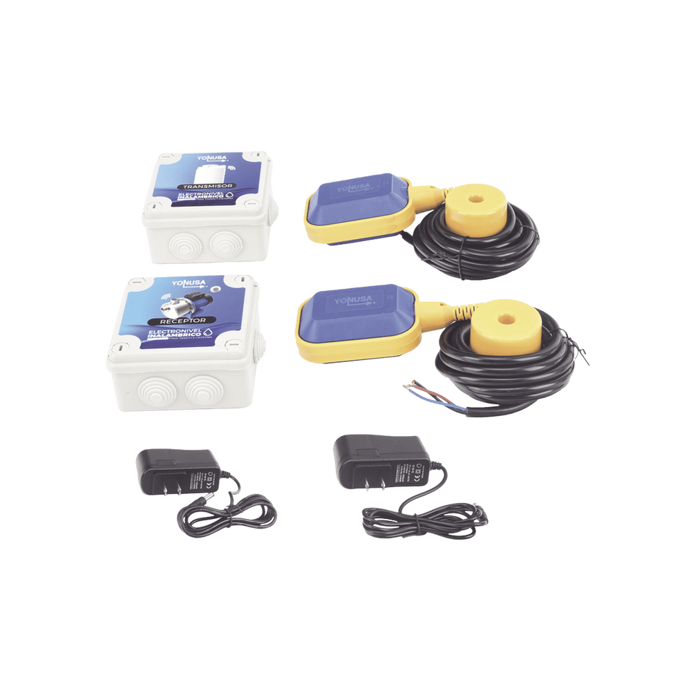KIT Transmisor Receptor Electronivel 1 KM Linea de Vista Para tinaco y cisterna EIL1K0V1 YONUSA - SILYMX