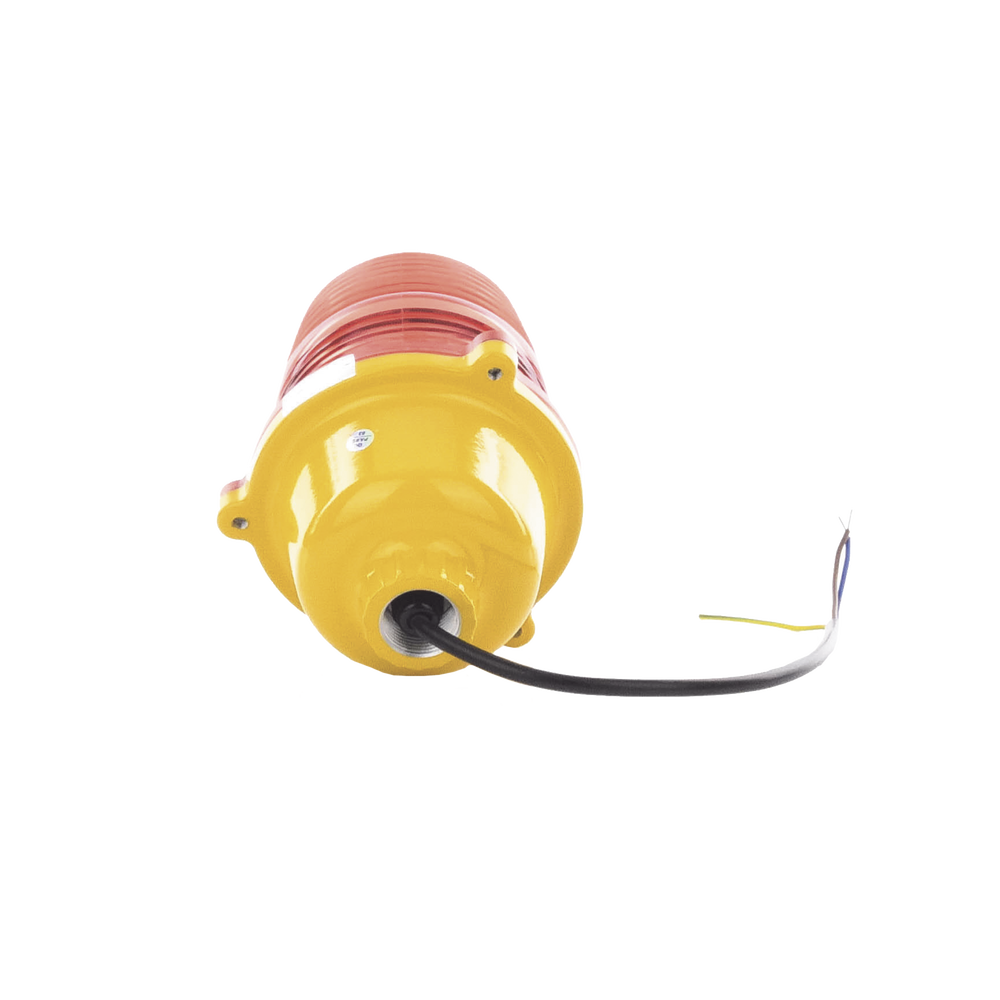 Estrobo Led de Obstrucción Color Rojo (110 Vca de Entrada) Luz fija EI-LBIB - SILYMX