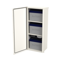 Gabinete Acero Galvanizado 3 Baterías PL110D12 Sin Ventilación 400x1060x300mm EPCOM INDUSTRIAL EI-PCB-40-106-30SDK