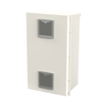 Gabinete Acero Galvanizado 2 Baterías PL110D12 Puerta Ventilada 418x771x358mm EPCOM INDUSTRIAL EI-PCB-40-73-30VDK