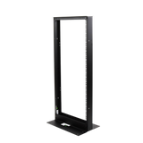 Rack de 2 Postes, Estándar 19", 24 Unidades, Fabricado en Acero, Base "L" para Anclar a Piso EIRL-5524 - SILYMX