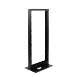 Rack de 2 Postes, Estándar 19", 24 Unidades, Fabricado en Acero, Base "L" para Anclar a Piso EIRL-5524 - SILYMX