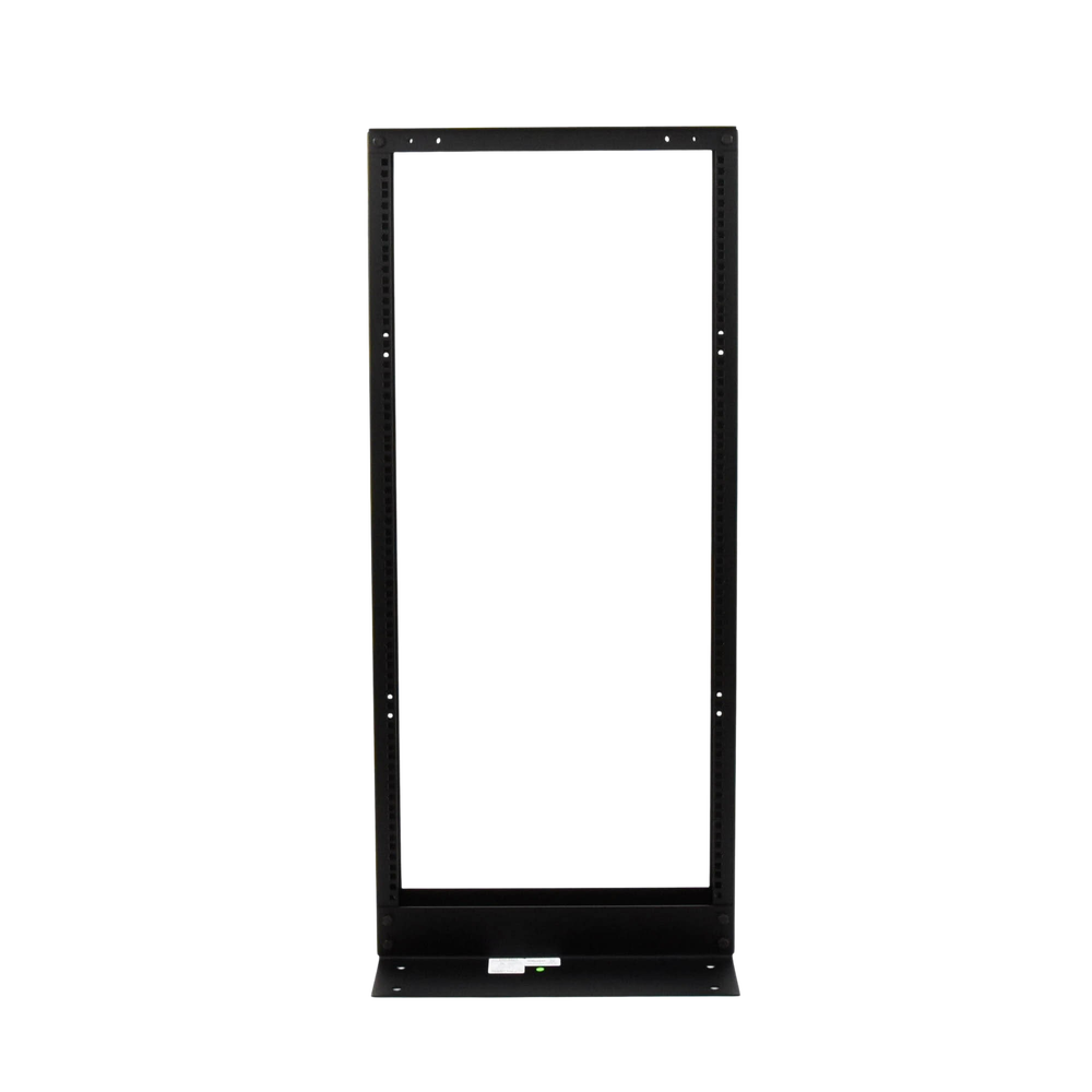 Rack de 2 Postes, Estándar 19", 24 Unidades, Fabricado en Acero, Base "L" para Anclar a Piso EIRL-5524 - SILYMX