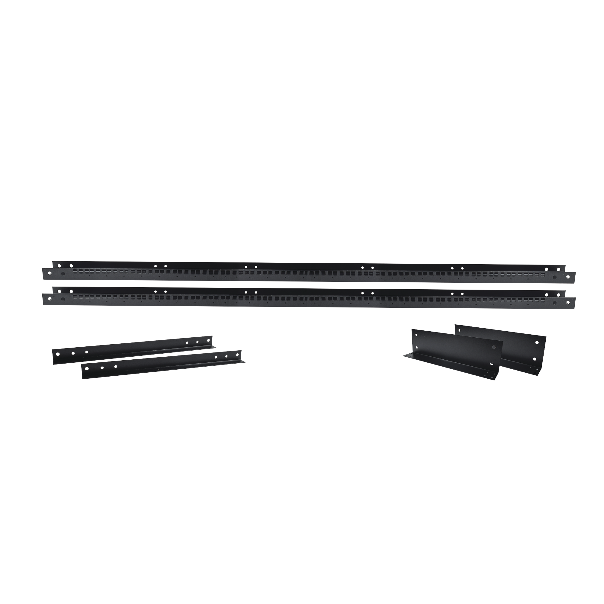Rack 2 Postes 19" 45UR Acero Base L Anclaje Piso LINKEDPRO EIRL-5545 - SILYMX