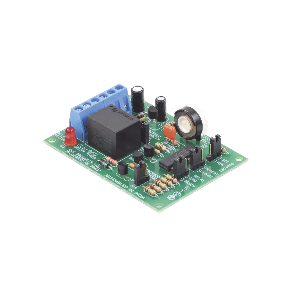 Relevador con Temporizador 3-60 Seg o 3-60 Min  ELK Products - SILYMX