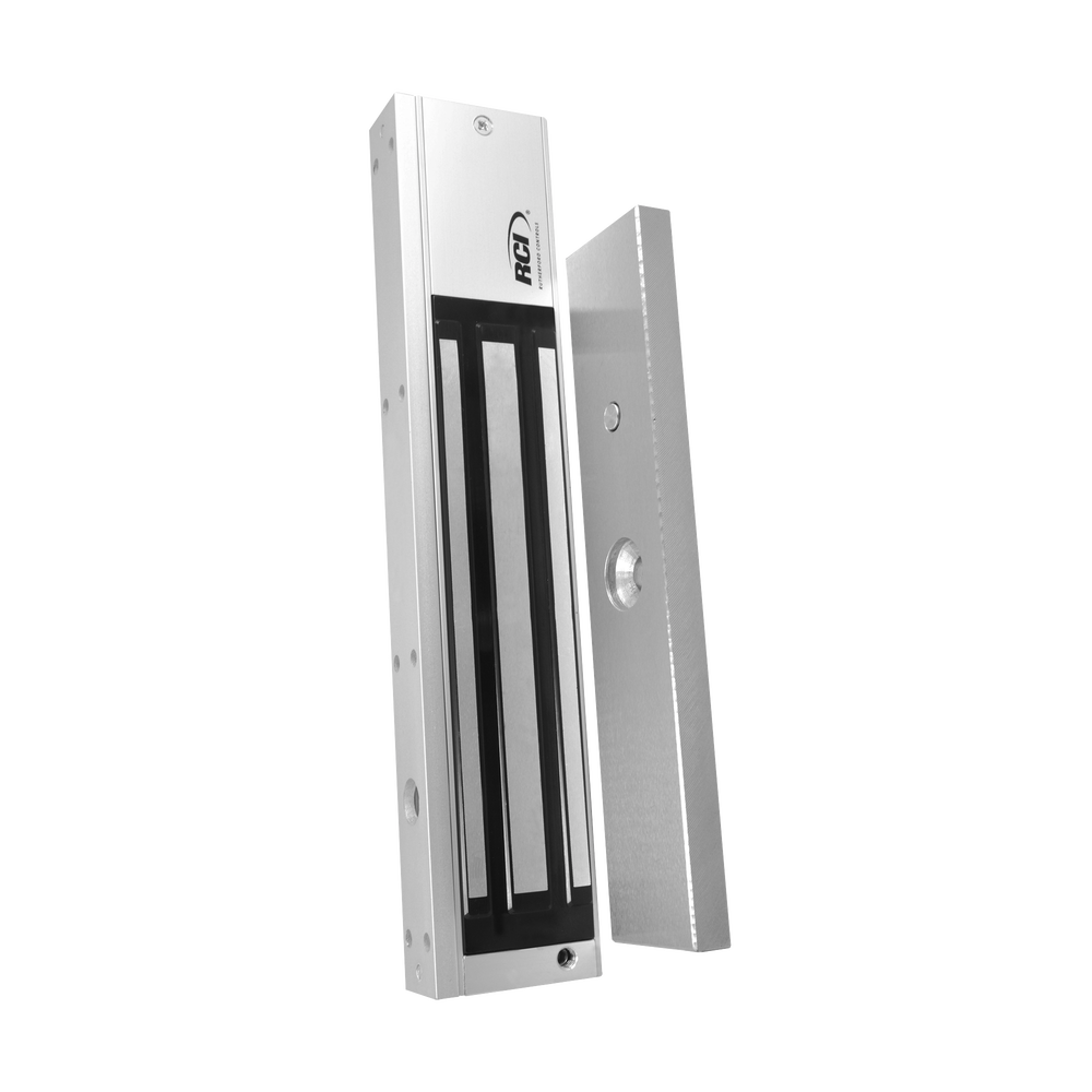 Chapa Magnética RCI Dormakaba EML600-LSS – 600 lbs, Antisabotaje, Sensor de Estado, 12/24V - SILYMX