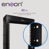 Rack Vertical De 42ur Dos Postes Empotrable Ideal Para Montaje De Equipos de Red Y Cableado Estructurado - SILYMX