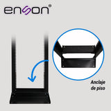 Rack Vertical De 42ur Dos Postes Empotrable Ideal Para Montaje De Equipos de Red Y Cableado Estructurado - SILYMX
