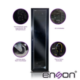 Racks CerradosENSONENS-RKGB45U4Gabinete Piso 45UR Cristal Cerradura 800kg Ventiladores 19in ENSON ENS - RKGB45U4 - SILYMX
