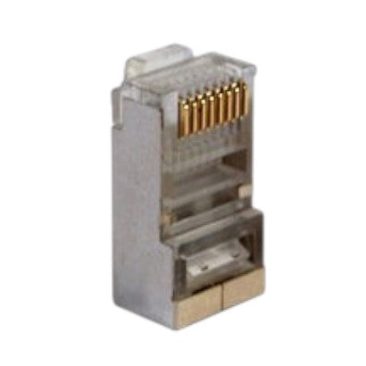 Conector Plug Srj45 Blindado Cat5e Enson Ens-srj45-cat5e Para Cable Utp Blindado Ponchado Tradicional - SILYMX