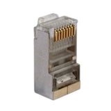 Conector Plug Srj45 Blindado Cat5e Enson Ens-srj45-cat5e Para Cable Utp Blindado Ponchado Tradicional - SILYMX