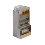 Conector Plug Srj45 Blindado Cat6 Enson Ens-srj45-cat6 Para Cable Utp Blindado Ponchado Tradicional - SILYMX