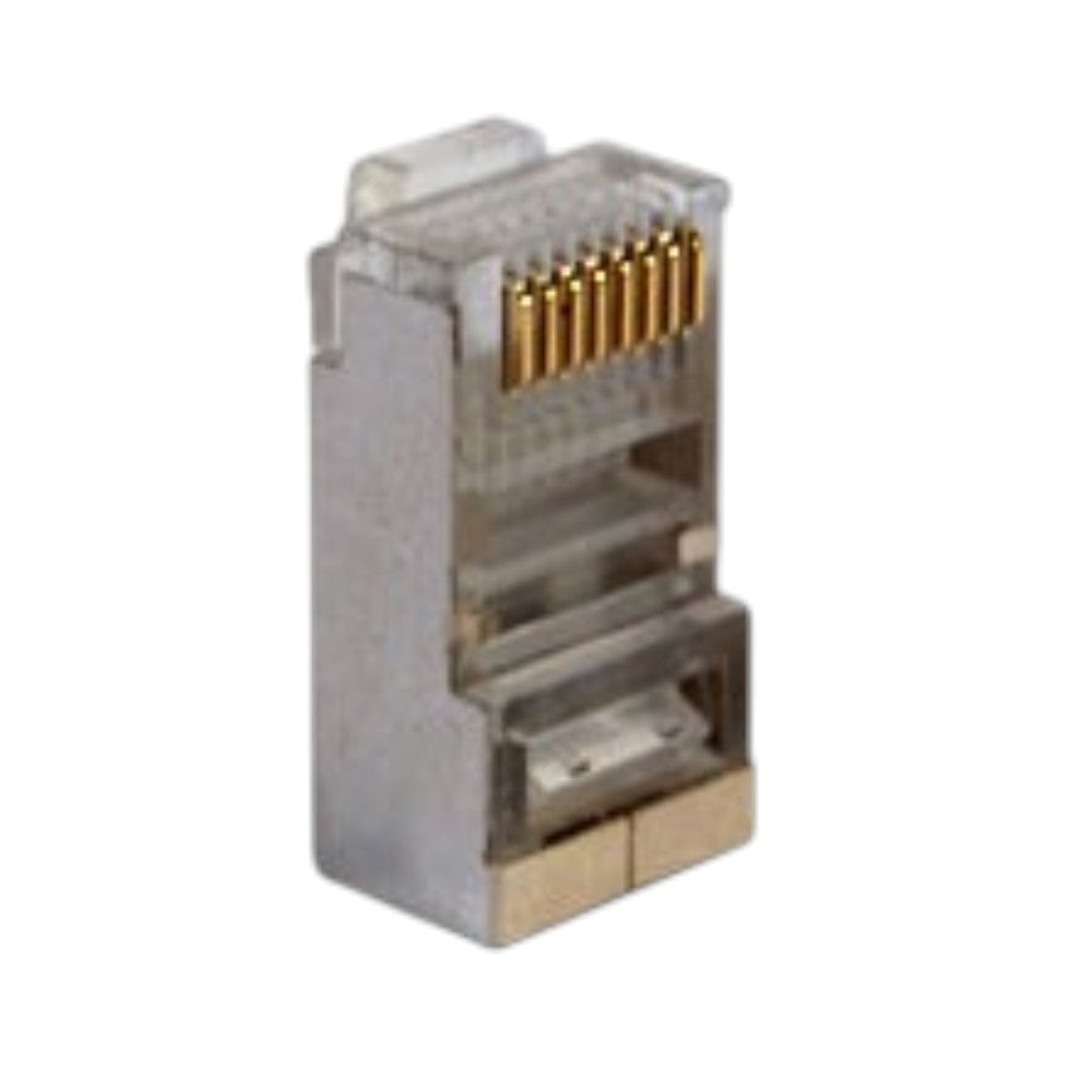 Conector Plug Srj45 Blindado Cat6 Enson Ens-srj45-cat6 Para Cable Utp Blindado Ponchado Tradicional - SILYMX