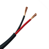 Bobina de 152 Metros 14AWG 2 Conductores Cable Profesional de ALTA FIDELIDAD 100% Cobre Exterior Direct Burial Color Negro Para Aplicaciones de Audio, Control de Acceso y Automatización EP-1402-EXT/500 - SILYMX
