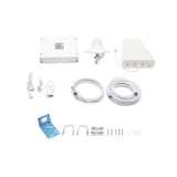 Kit Amplificador de Señal Celular 4.5G, 4G LTE, 3G y Voz. Funciona con Todos los Operadores. Soporta Múltiples Dispositivos y Tecnologías. Hasta 1200 metros cuadrados de Cobertura - SILYMX