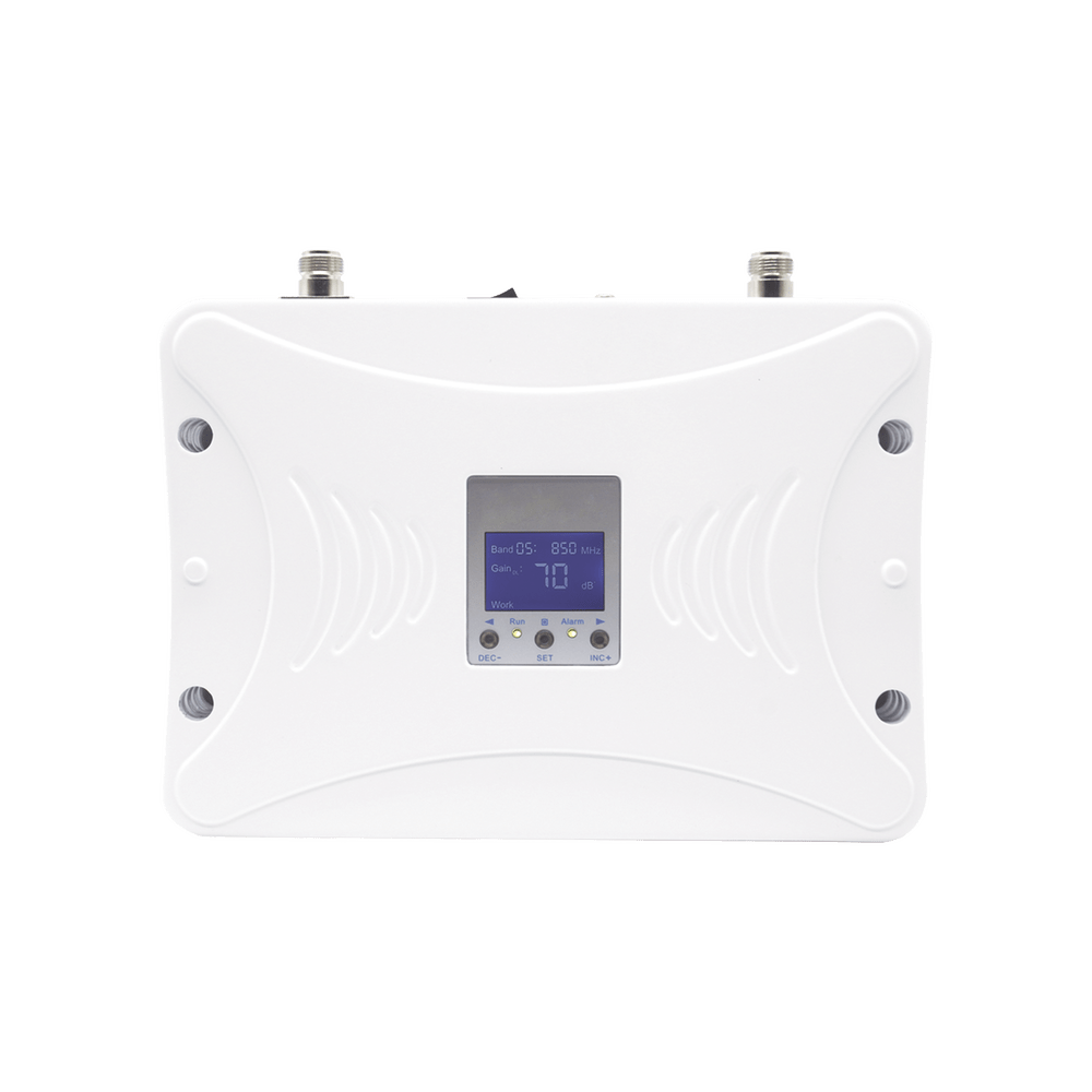 Kit Amplificador de Señal Celular 4G LTE, 3G y Voz. Funciona con Todos los Operadores. Soporta Múltiples Dispositivos y Tecnologías. Hasta 1000 metros cuadrados de Cobertura - SILYMX