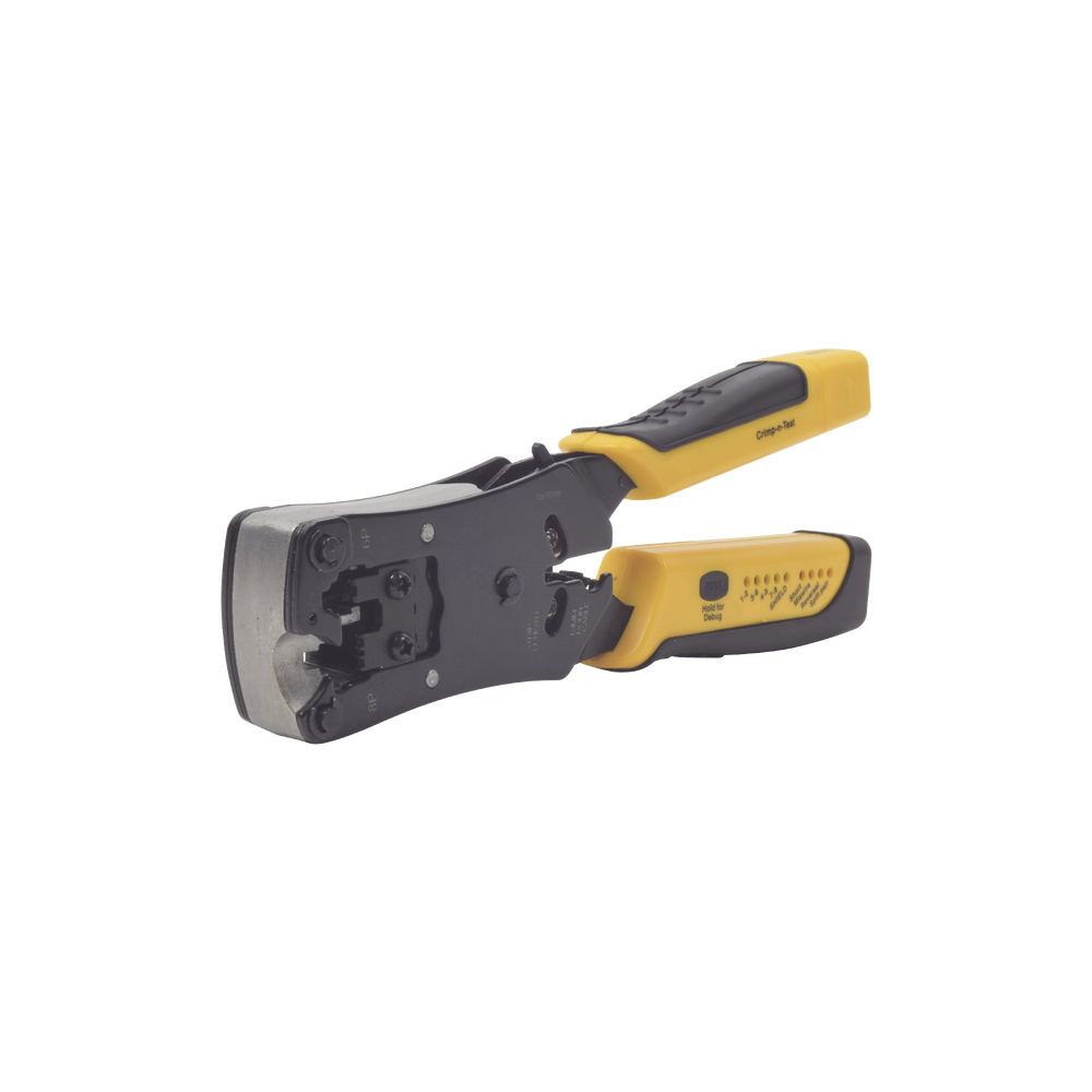 Pinza 3 en 1: Pelacables Terminado Probador para UTP Enchufe Modular de Prueba para RJ45 RJ11 RJ22 EP376C - SILYMX