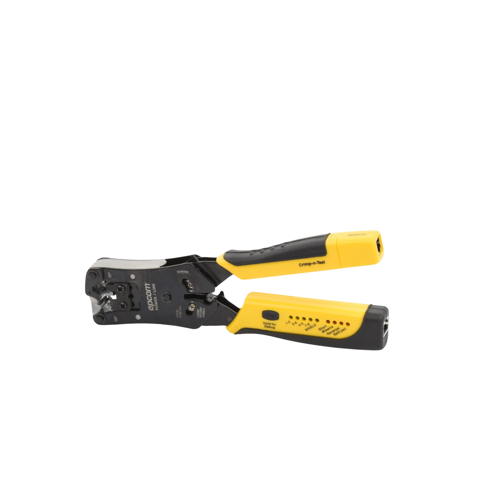 Pinza 3 en 1: Pelacables Terminado Probador para UTP Enchufe Modular de Prueba para RJ45 RJ11 RJ22 EP376C - SILYMX