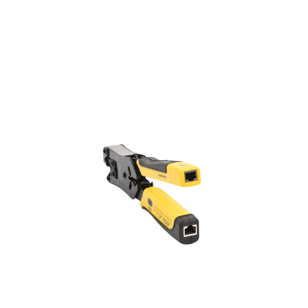 Pinza 3 en 1: Pelacables Terminado Probador para UTP Enchufe Modular de Prueba para RJ45 RJ11 RJ22 EP376C - SILYMX