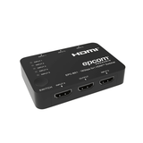 Kits Extensores Convertidores Divisores HDMI VGA DVIEPCOM PROAUDIOEPC-B51Switch HDMI 5x1 | 18Gbps | 4K@60Hz | YCbCr 4:4:4 | HDR, Dolby Vision y HLG | Soporte 3D | Conmutación Automática y Manual | Diseño Compacto - SILYMX