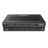 Matriz HDMI 4x4 4K60 4:4:4 EPCOM EPC-MXB44SL | Seamless Switch | Video Wall 2x2 | Control Web, IR, RS-232 y TCP/IP | HDMI 2.0b HDCP 2.2
