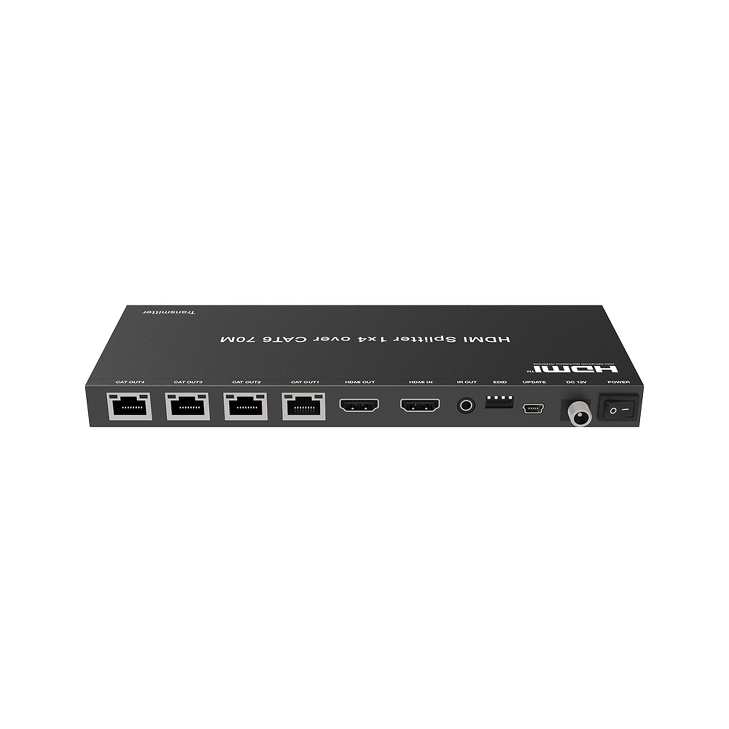 Splitter HDMI 1x4 EPCOM PROAUDIO · Extensor Cat6 · 4K@30Hz · 1080p@60Hz · PoC · 4:4:4 - SILYMX