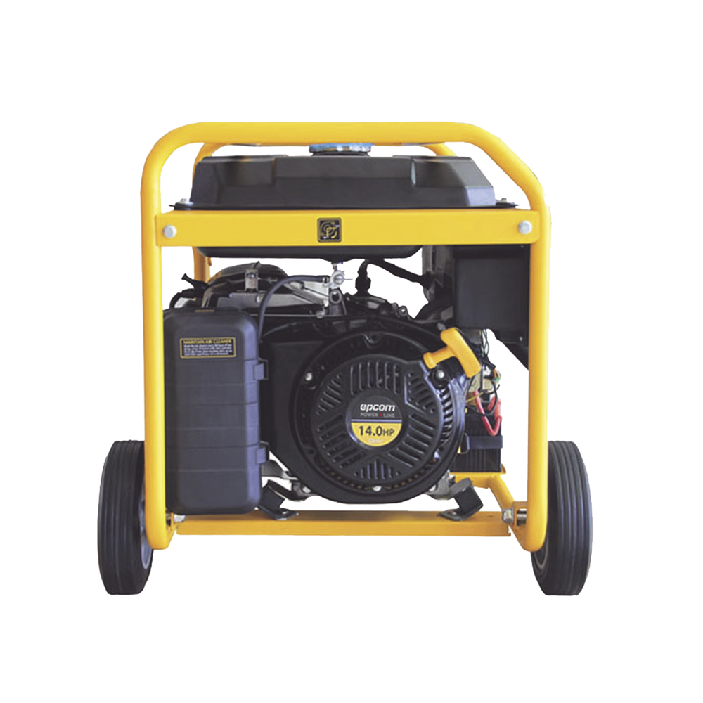 Generador a Gasolina 6.5KW, Jaula con Ruedas para Fácil Traslado y Encendido Electrónico EPGEN7000 - SILYMX