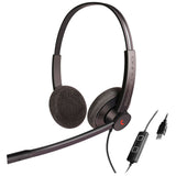 Diadema UC control llamada mute y vol USB Binaural EPIC 302 - SILYMX