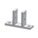 Montajes para Módulos por PartesSYSCOMEPL-FFA40Fijador de Soporte A40 Aluminio Anodizado Alta Resistencia SYSCOM EPL - FFA40 - SILYMX