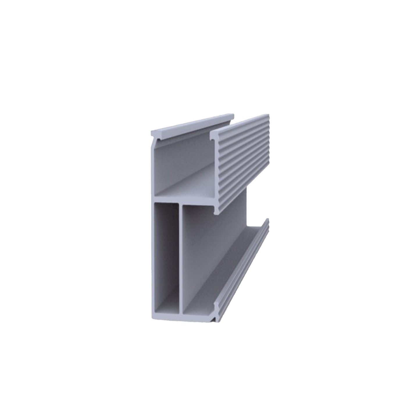 Riel 8 para montaje de módulos fotovoltaicos de aluminio anodizado de 2700mm SYSCOM EPL-SR8-2700 - SILYMX