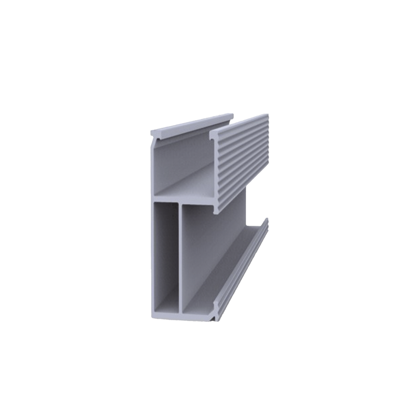 Riel 8 para montaje de módulos fotovoltaicos de aluminio anodizado de 4050mm EPCOM POWERLINE EPLSR84050 - SILYMX