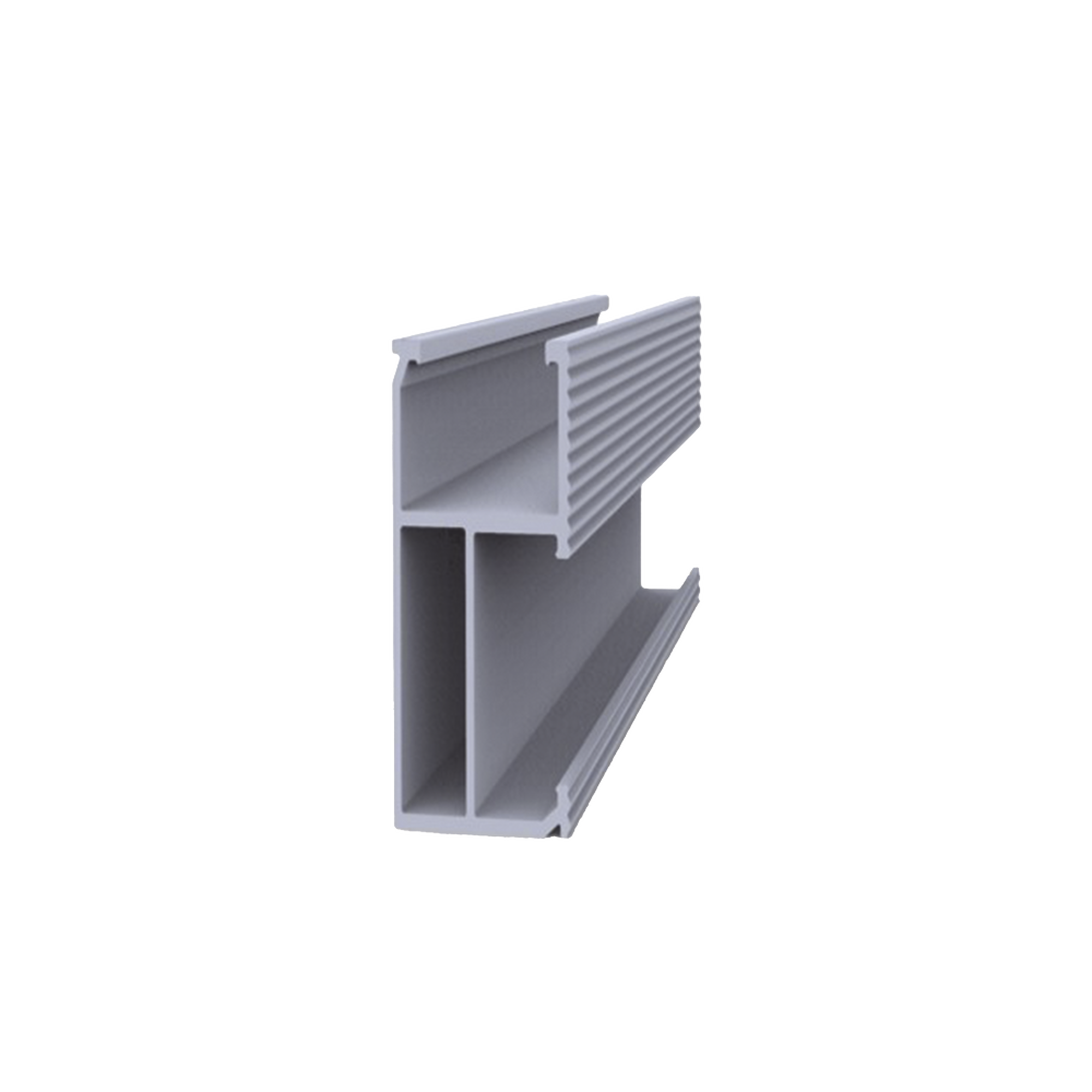 Riel 8 para montaje de módulos fotovoltaicos de aluminio anodizado de 4050mm EPCOM POWERLINE EPLSR84050 - SILYMX