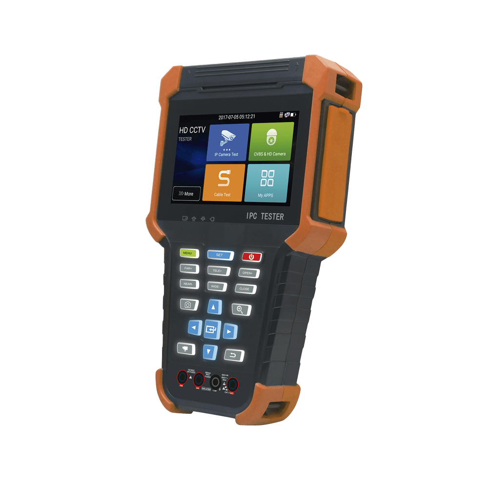 Tester de video de 4” Prueba de cámara analógica Prueba de cámara IP soporte 4K H.264 y H.265 TVI de 8 MP CVI de 8 MP AHD de 8 MP Multímetro digital Entrada HDMI EPMONTVI4KLITE - SILYMX