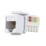 Conector Modular Jack Rj45 Serie Pro, Posicion Vertical Cat5e Color Blanco Compatible Con Placas Enson Epro-fp Requiere Uso De Pinzas Epro-jacktool - SILYMX