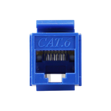 Conector Modular Jack CAT6 Rj45 Serie Pro Terminado Sin Pinzas Posicion Vertical Cat6 Color Azul Compatible Con Placas Enson Epro-fp - SILYMX