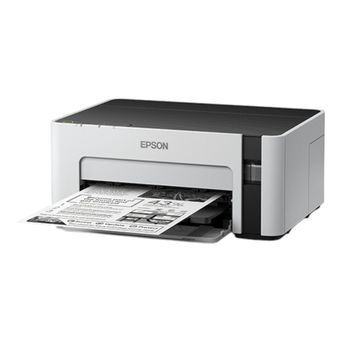 Impresora EPSON EcoTank M1120 Blanco y Negro Inalámbrico 1440 x 720 DPI Inyección de tinta 32 ppm C11CG96301 - SILYMX