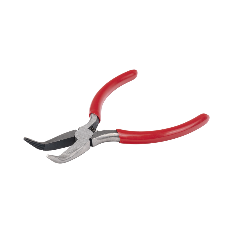 Pinza punta Curveada de 5” con Mango Forrado Plástico EPW050