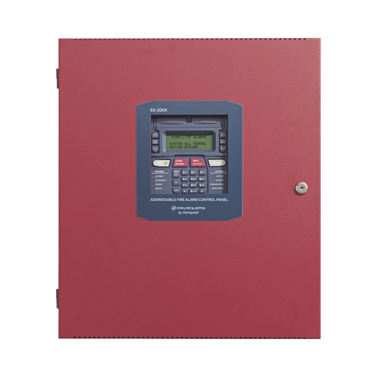 Panel de control de incendio direccionable con comunicador IP y POTS integrado, 318 puntos por lazo SLC, expandible a 954 puntos