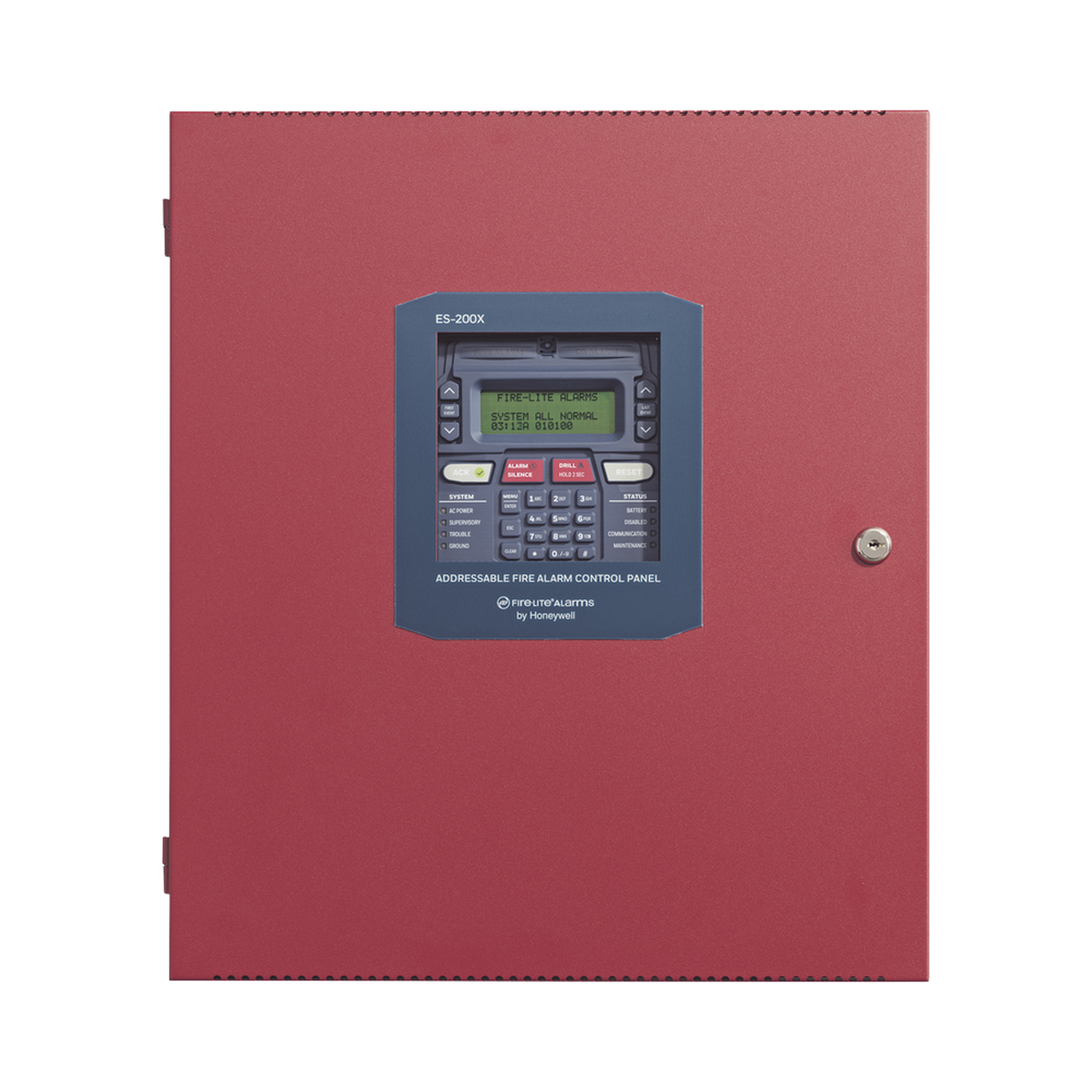 Panel de control de incendio direccionable con comunicador IP y POTS integrado, 318 puntos por lazo SLC, expandible a 954 puntos