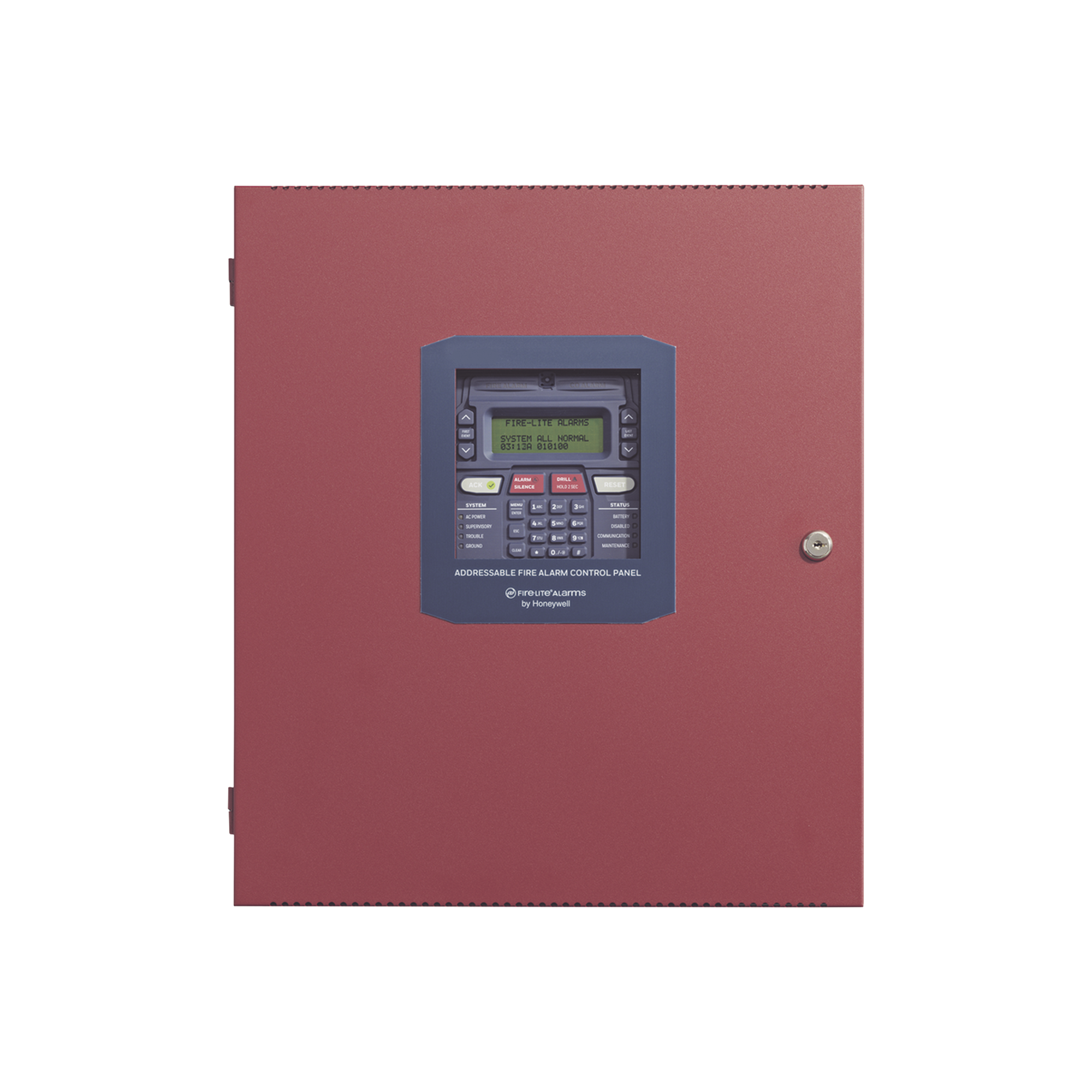 Panel direccionable de detección de incendio de un lazo SLC para hasta 50 puntos, con comunicador dual IPOTS-COM y dispositivos SWIFT