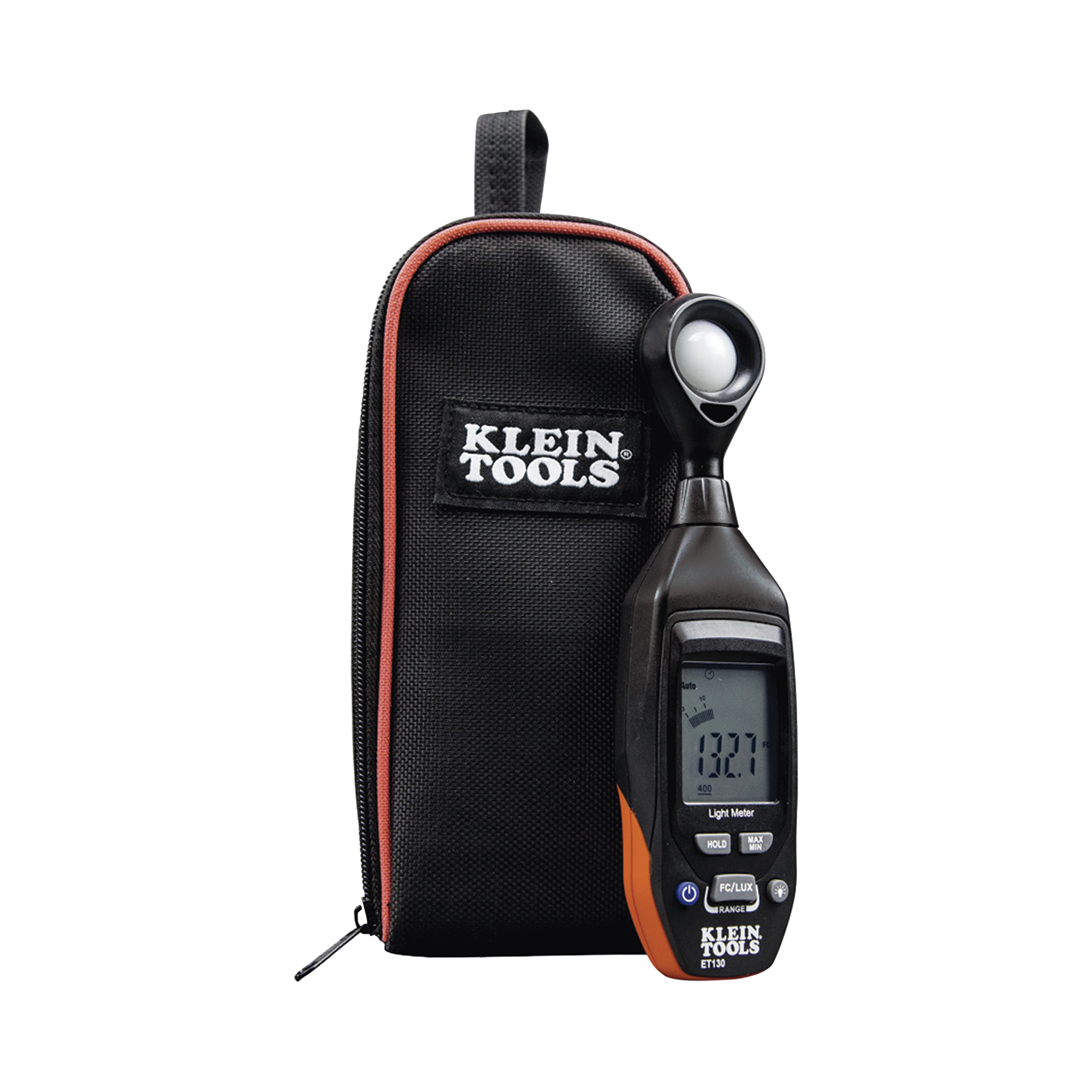 Medidor Digital de Luz de Rango Automático y Manual: 4000 fc; 40000 lux KLEIN TOOLS ET130 - SILYMX