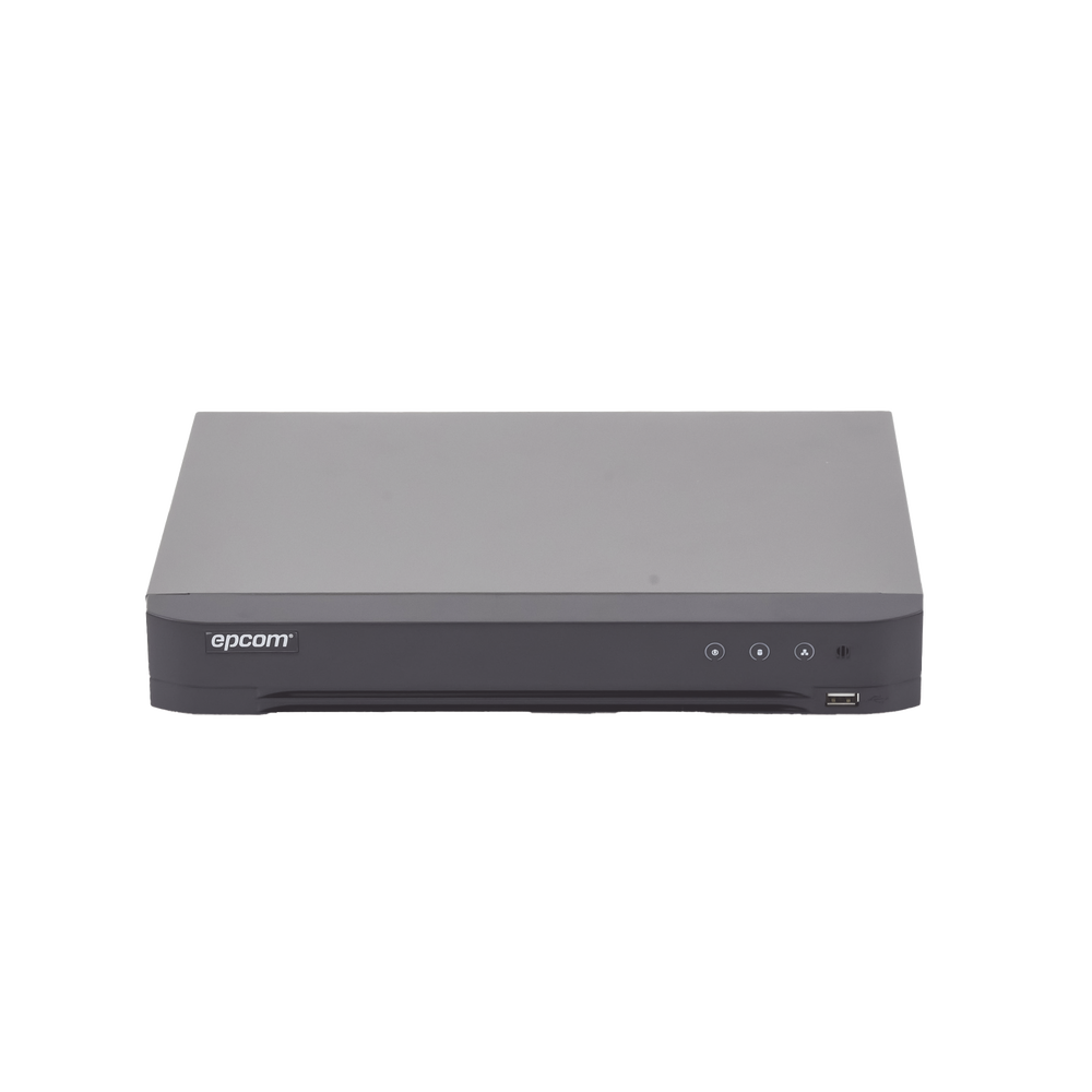 Videograbadora DVR EPCOM 8 Canales TurboHD + 4 Canales IP 5 Megapixel- 3K Lite Acusense Audio por Coaxitron 1 Bahía de Disco Duro Audio por Coaxitron EV-4008TURBO-D - SILYMX