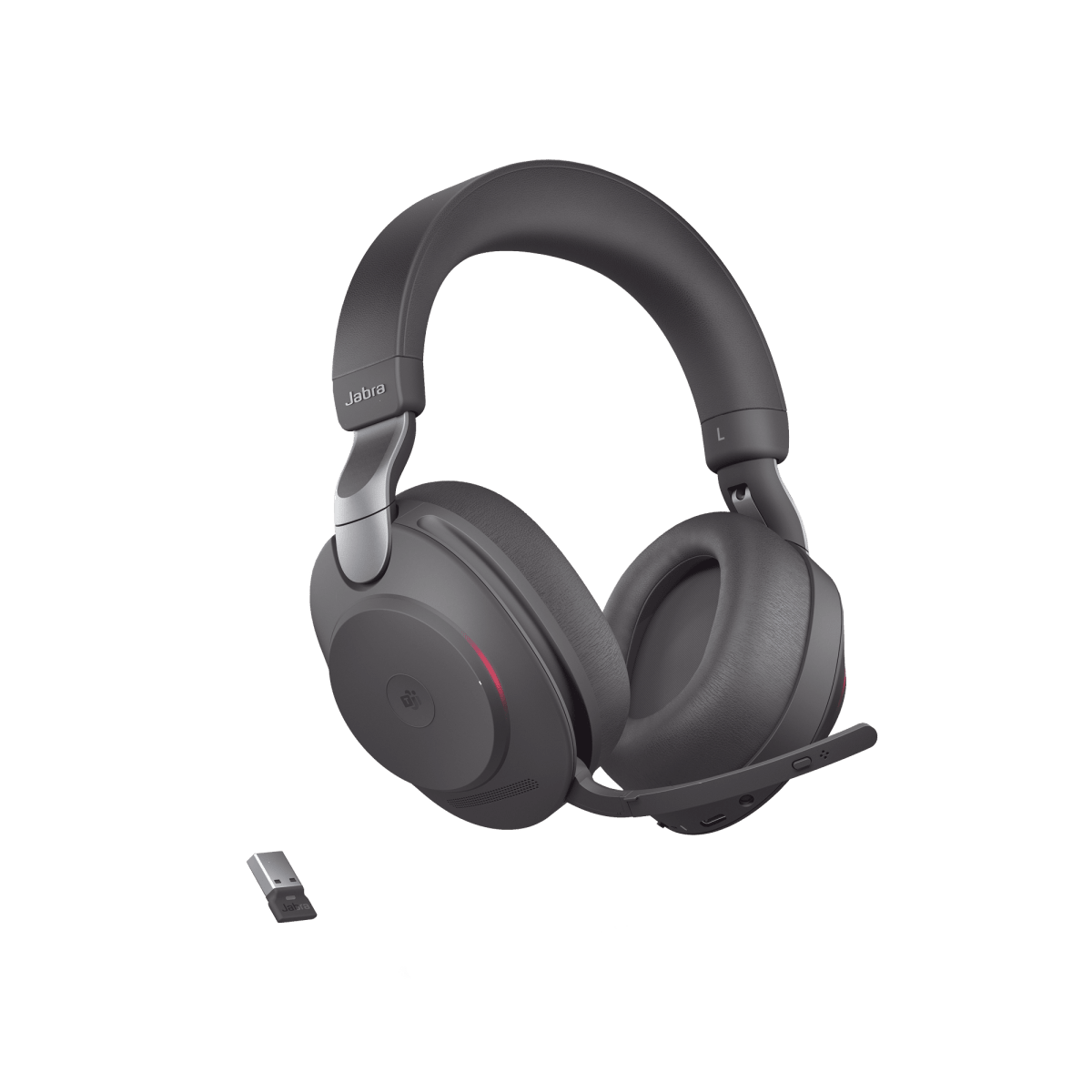 AuricularesJABRAEVOLVE2-85-MS-BK-AAudífonos Jabra Evolve2 85 Estéreo MS Cancelación Ruido Activa USB - A Busylight EVOLVE2 - 85 - MS - BK - A - SILYMX