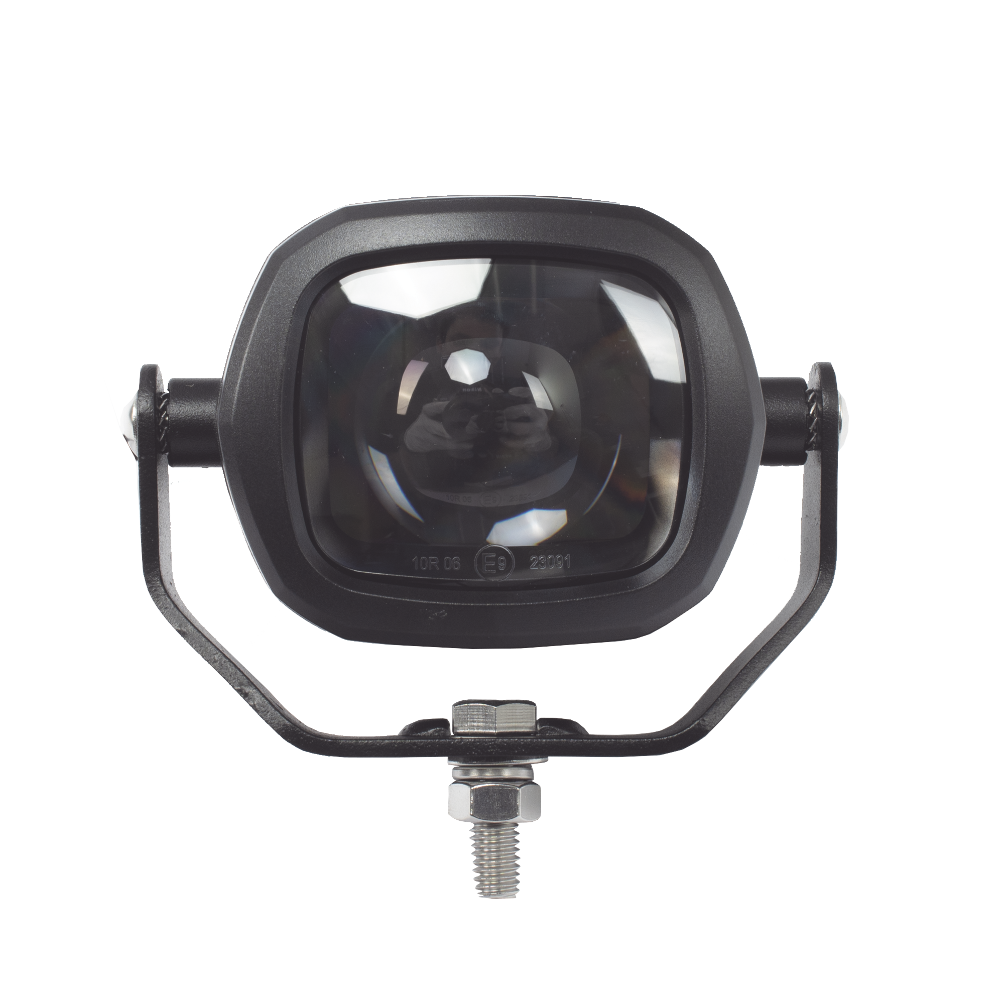 Luz LED de advertencia peatonal de flecha móvil para montacargas y vehículos