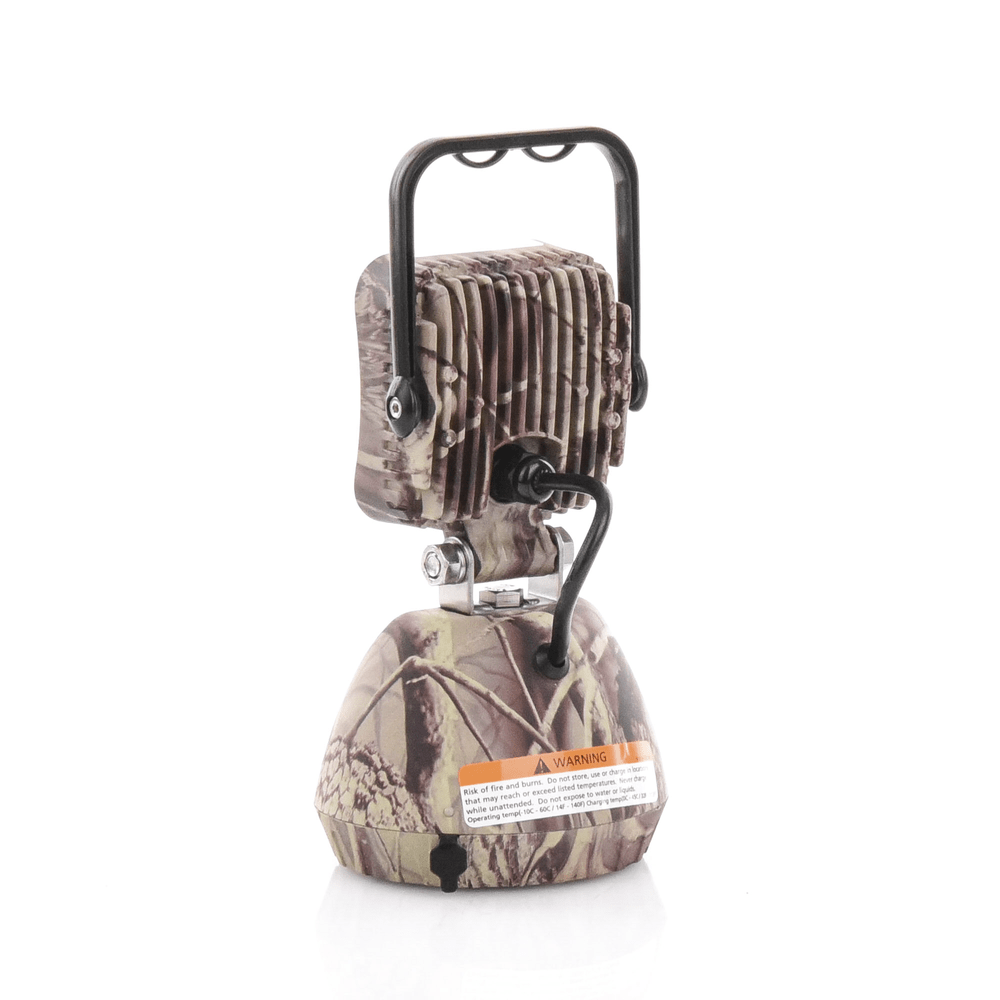 Lámpara de trabajo de mano con batería recargable y montaje magnético EW2461-CAMO - SILYMX