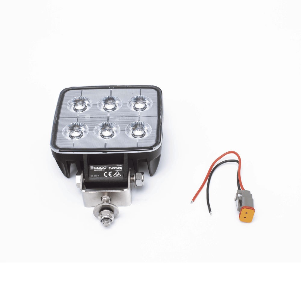 Luz de trabajo de 6 LED 12-24 Vcc 2800 lumenes - SILYMX