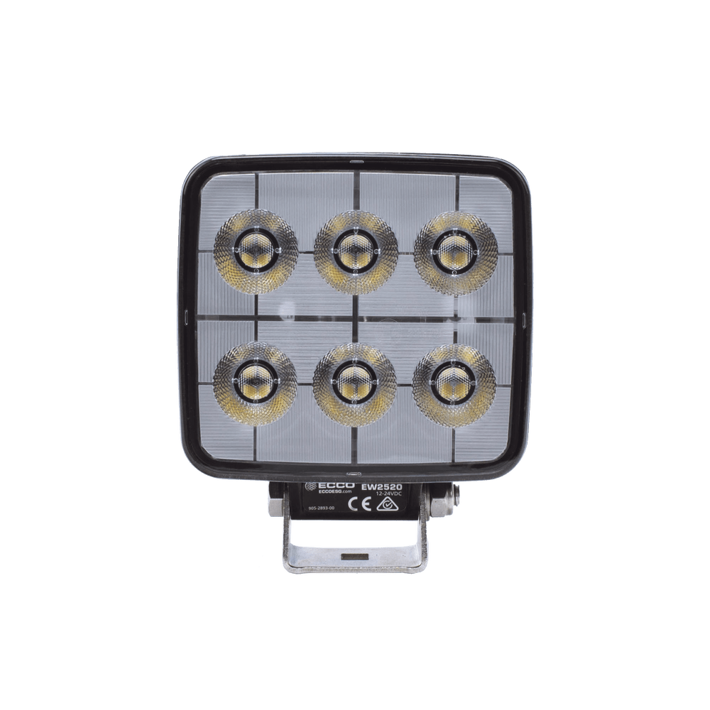 Luz de trabajo de 6 LED 12-24 Vcc 2800 lumenes - SILYMX