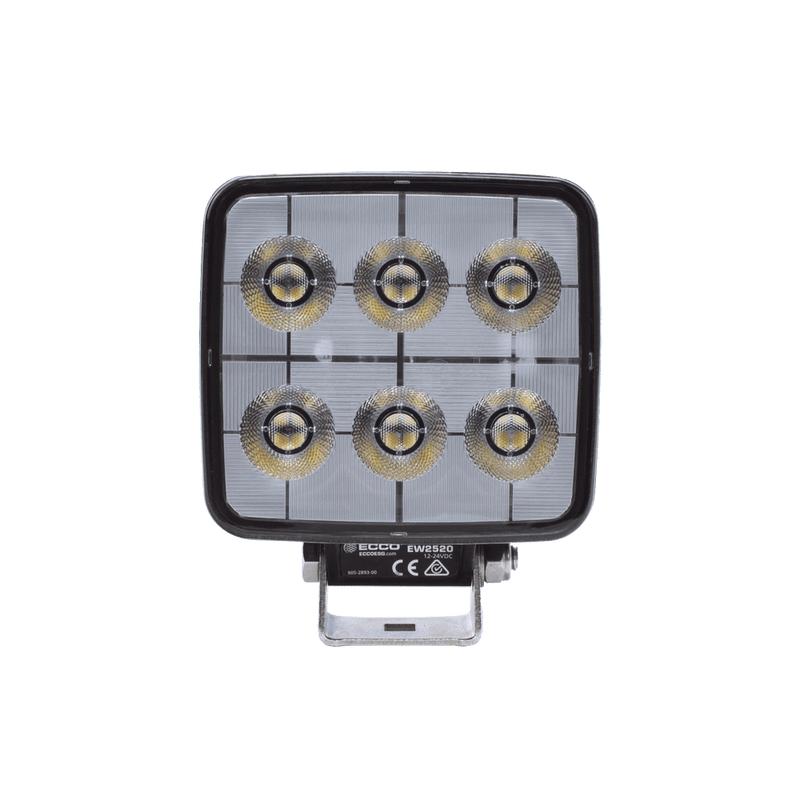 Luz de trabajo de 6 LED 12-24 Vcc 2800 lumenes - SILYMX