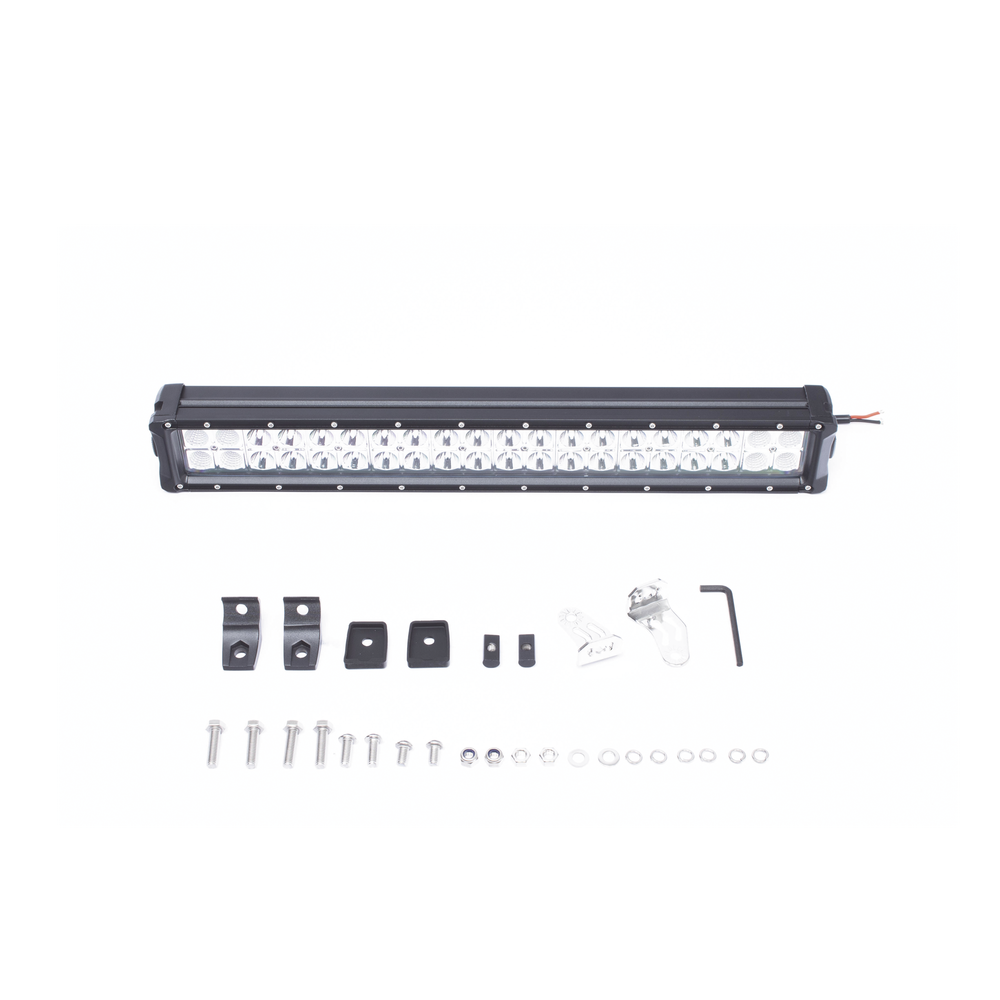 Barra LED doble fila 25 pulgadas 12-24 Vcc 4750 Lumenes EW3225