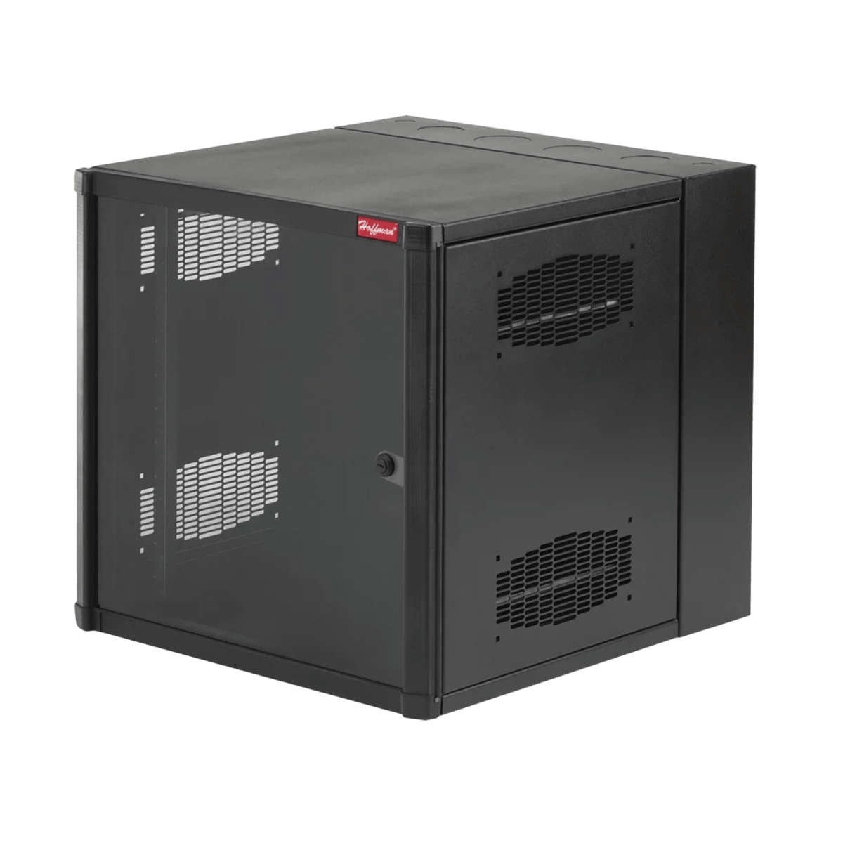 Racks CerradosHOFFMANEWMW362430Gabinete AccessPlus de 19 UR Montaje en Pared de 19in, Rieles Numerados y Roscados 10 - 32, Puerta con Ventana de Seguridad, 600 mm de Ancho, 762 mm de Profundidad, Color Negro - SILYMX